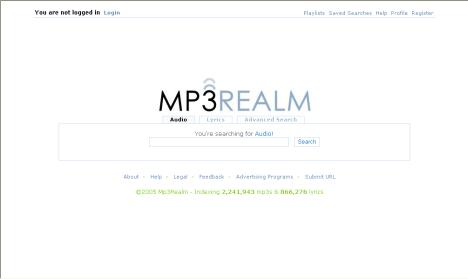 Mp3Realm - Mp3 Search Engine